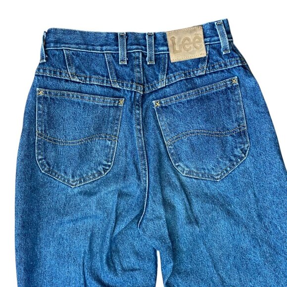Lee Vintage 90's High Waisted Rise Tapered Mom Jeans Size 8 - Picture 2 of 10